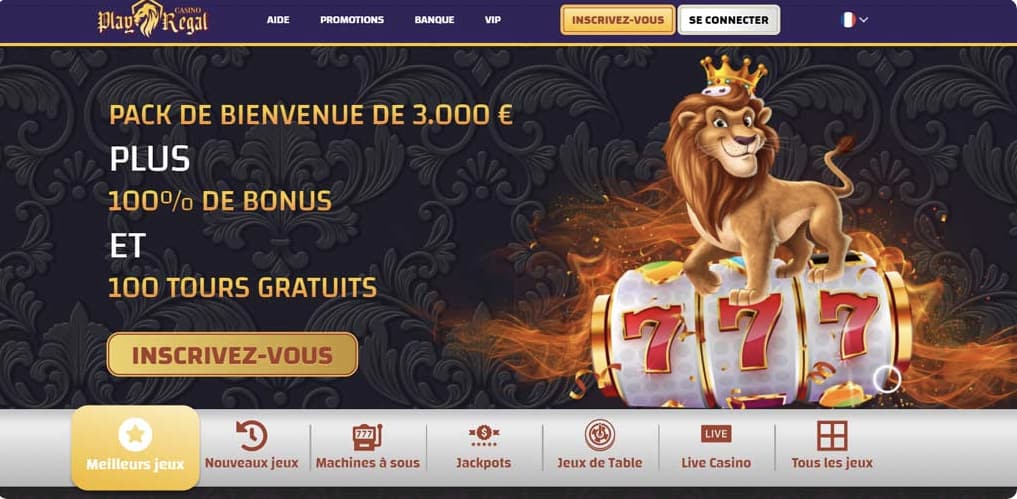 Play Regal : un casino avec un excellent gameplay